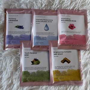 NWT Vogue Soothing Lavender Jelly Mask 5 packs NWT
